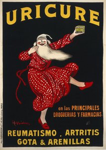 Uricure、1910年頃。 作： Leonetto Cappiello