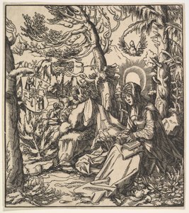 ハプスブルクの聖人、1516-18年からのトッゲンブルグの聖イタ。 作： Leonhard Beck