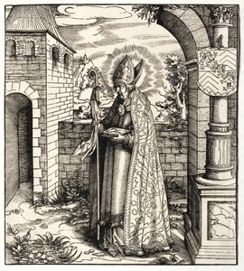 ハプスブルク家と接続した聖人：祖先の一般的な説明.... 作： Leonhard Beck