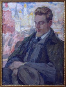 詩人ライナー・マリア・リルケ（1875-1926）の肖像、パステルナーク、レオニード・オシポビッチ（1862-1945）作。油彩・キャンバス
