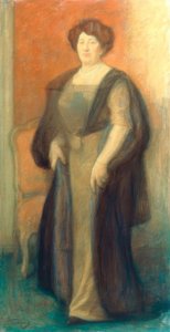アンナ・ボリソヴナ・ヴィソツカヤの肖像 作： Leonid Osipovic Pasternak