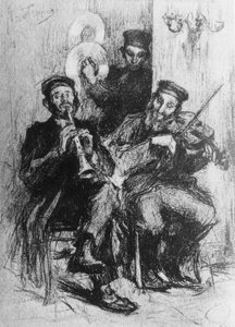 ユダヤ人のミュージシャン 作： Leonid Osipovic Pasternak