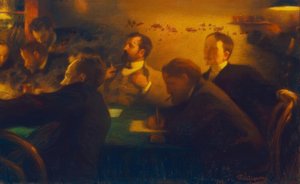 モスクワ絵画学校の教授、Biの教授会 作： Leonid Osipovic Pasternak