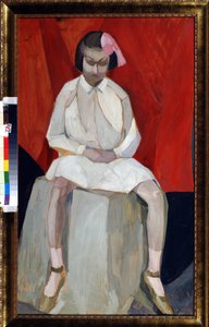 "La petite filet sir un tsube" Peinture de Leonid Terentiyevich Chupyatov (Chupiatov) (1890-1941) 1920 環境コレクション プリヴェ 作： Leonid Terentlevich Chupyatov