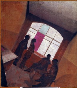 《部屋のシルエット》 レオニード・テレンティエヴィッチ・チュピャトフ（チュピアトフ）作（1890-1941） 1920年頃 個人蔵 作： Leonid Terentlevich Chupyatov