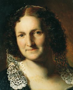 女性の肖像 作： Leopold Blonder