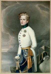 ローマ王とパルマの王子ナポレオン 2 世、帝国ナポレオン 1 世 (1769-1821) の息子、ライヒシュタット公 (1811-1832) 薄暗い。 0,33x0,22 m マルメ 作： Leopold Bucher
