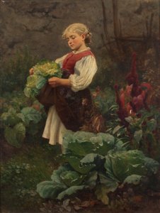 主婦 作： Leopold Carl Muller