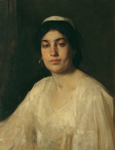 エジプト人女性の肖像 作： Leopold Carl Muller