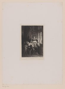 ヴァロワのマーガレットとフランスのフランシス 1 世の二重の肖像画 Marguerite de Navarre と François Ier (オブジェクトのタイトル) 作： Leopold Flameng