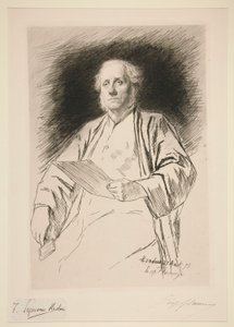 シーモア・ヘイデンの肖像 作： Leopold Flameng