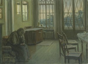 トワイライトアワー、1909 作： Leopold Karl Walter von Kalckreuth