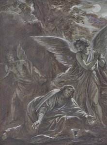 オリーブ山でのキリスト 作： Leopold Kupelwieser