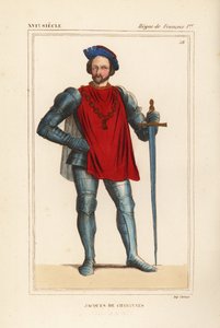 ジャック・ド・シャバンヌ、ラ・パリス侯、フランス軍人 作： Leopold Massard