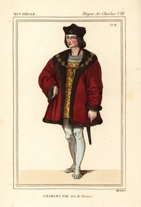 フランス王シャルル8世、愛想のいい男 作： Leopold Massard