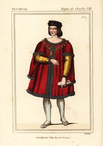 フランス王シャルル8世、愛想のいい男 作： Leopold Massard