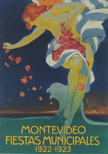 1922年、モンテビデオ市立祭。 作： Leopoldo Metlicovitz