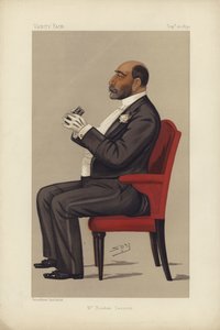 ルベン・サスーン氏（カラーリトグラフ 作： Leslie Matthew Ward