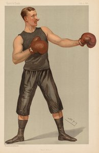 バニティフェア：ハードヒッター、1896年。 作： Leslie Matthew