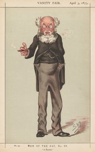 バニティフェア：今日の男たち、No。60、小説家、1873年。 作： Leslie Matthew