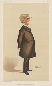 バニティフェア：朝食テーブルの独裁者、1886年。 作： Leslie Matthew