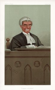 ベンチの弁護士、1902 作： Leslie Matthew Ward