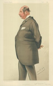 キャプテンコンウェイシーモア、デパッチ、1884年2月16日、バニティフェア漫画 作： Leslie Matthew Ward