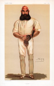 クリケット、1877年。 作： Leslie Matthew Ward