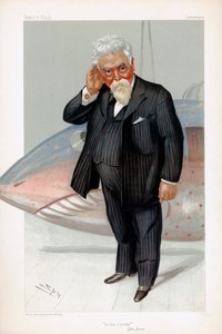 ハイラムスティーブンスマキシム、アメリカ生まれのイギリス人発明家兼エンジニア、1904年 作： Leslie Matthew Ward