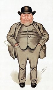 ジョセフアーチ1826〜1919年、イギリスの農業労働者、労働組合員、政治家、1886年 作： Leslie Matthew Ward