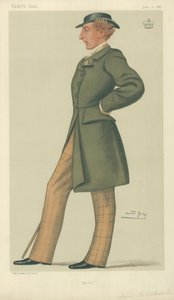 1881年6月11日、リブルズデール卿、ムフティ、バニティフェア漫画 作： Leslie Matthew Ward