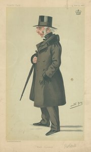 主ロバーテス、東コーンウォール、1882年2月4日、バニティフェア漫画 作： Leslie Matthew Ward