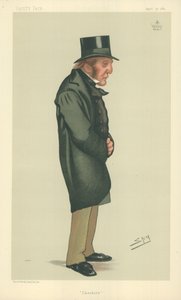 主トレマチェ、チェシャー、1881年4月30日、バニティフェア漫画 作： Leslie Matthew Ward