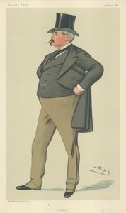 アーサーロフタストッテナム、ロフティ、1882年4月15日、バニティフェア漫画 作： Leslie Matthew Ward