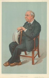 チャールズサントリー氏、学生兼歌手、1902年2月27日、バニティフェア漫画 作： Leslie Matthew Ward