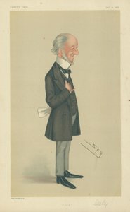 チャールズシーリー氏、豚、1878年12月21日、バニティフェア漫画 作： Leslie Matthew Ward