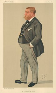 クリストファーWウィルソン、1891年1月10日、バニティフェア漫画 作： Leslie Matthew Ward