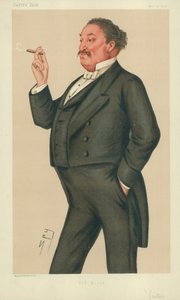エドモンドホジソンイェイツ氏、世界、1878年11月16日、バニティフェア漫画 作： Leslie Matthew Ward