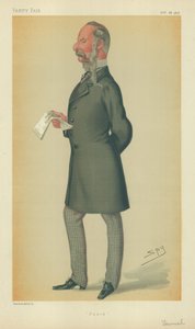 ジョンテニエル氏、パンチ、1878年10月26日、バニティフェア漫画 作： Leslie Matthew Ward