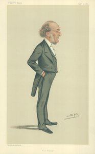 ジョンウォルター氏、ザタイムズ、1881年9月10日、バニティフェア漫画 作： Leslie Matthew Ward