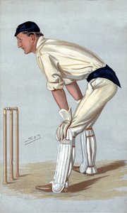 オックスフォードクリケット、1889 作： Leslie Matthew Ward