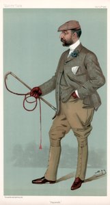 パプワース、アーネストテラフーリー、イギリスの金融家、1896年。 作： Leslie Matthew Ward