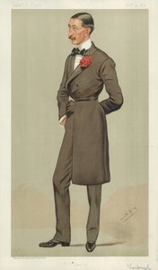 ロバートアームストロングヤーバラ、チェスター、1893年10月19日、バニティフェア漫画 作： Leslie Matthew Ward