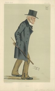 ハリーバーニー卿、バックス、1882年7月15日、バニティフェア漫画 作： Leslie Matthew Ward