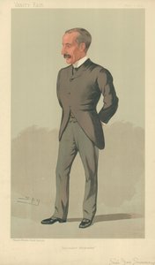 ジェームズ・シブライト卿、帝国主義者アフリカーカンダー、1893年6月1日、バニティフェア漫画 作： Leslie Matthew Ward
