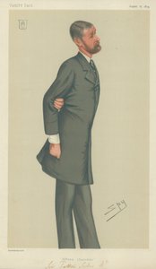 タットンサイクス卿、15の教会、1879年8月23日、バニティフェア漫画 作： Leslie Matthew Ward