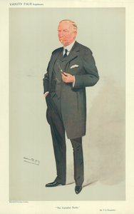 トーマスショーネシー卿、カナダ太平洋、1908年8月26日、バニティフェア漫画 作： Leslie Matthew Ward