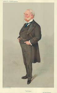 トーマスライトソン卿、関税改革、1908年5月6日、バニティフェア漫画 作： Leslie Matthew Ward