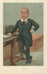 ローズベリー伯爵、リトルボーピープ、1901年3月14日、バニティフェア漫画 作： Leslie Matthew Ward