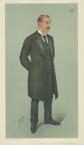 セルボーン伯爵、アドミラルティ、1901年10月3日、バニティフェア漫画 作： Leslie Matthew Ward